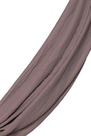 100% Cotton Scarf - Dark Brown