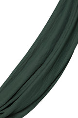 100% Cotton Scarf - Lake Green