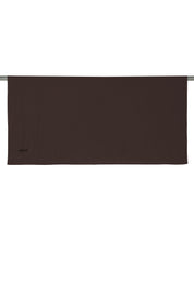 100% Cotton Scarf - Dark Brown