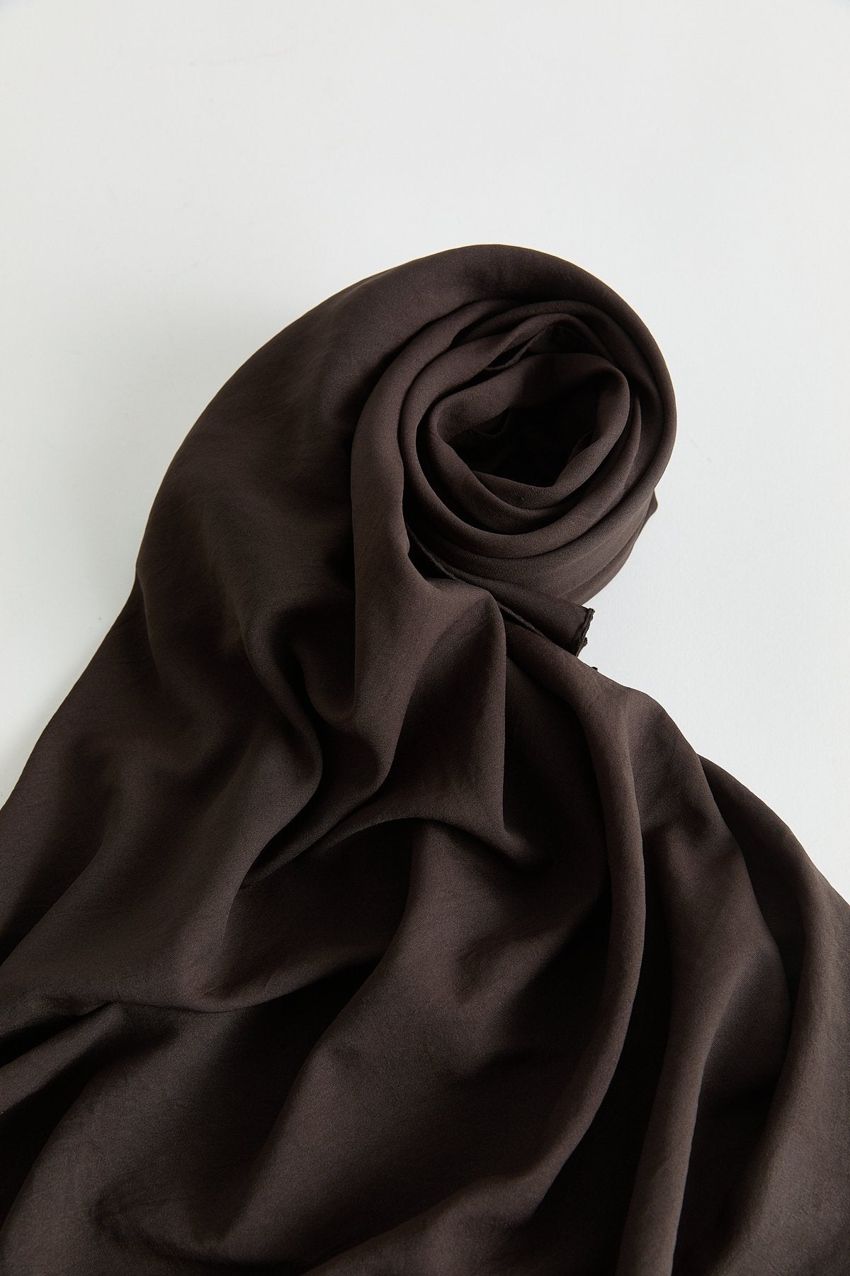 100% Cotton Fresh Scarf - Dark Brown