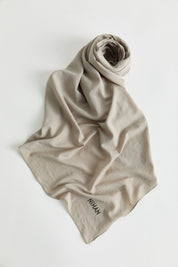 100% Cotton Fresh Scarf - Beige