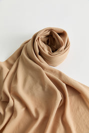 100% Cotton Fresh Scarf - Camel