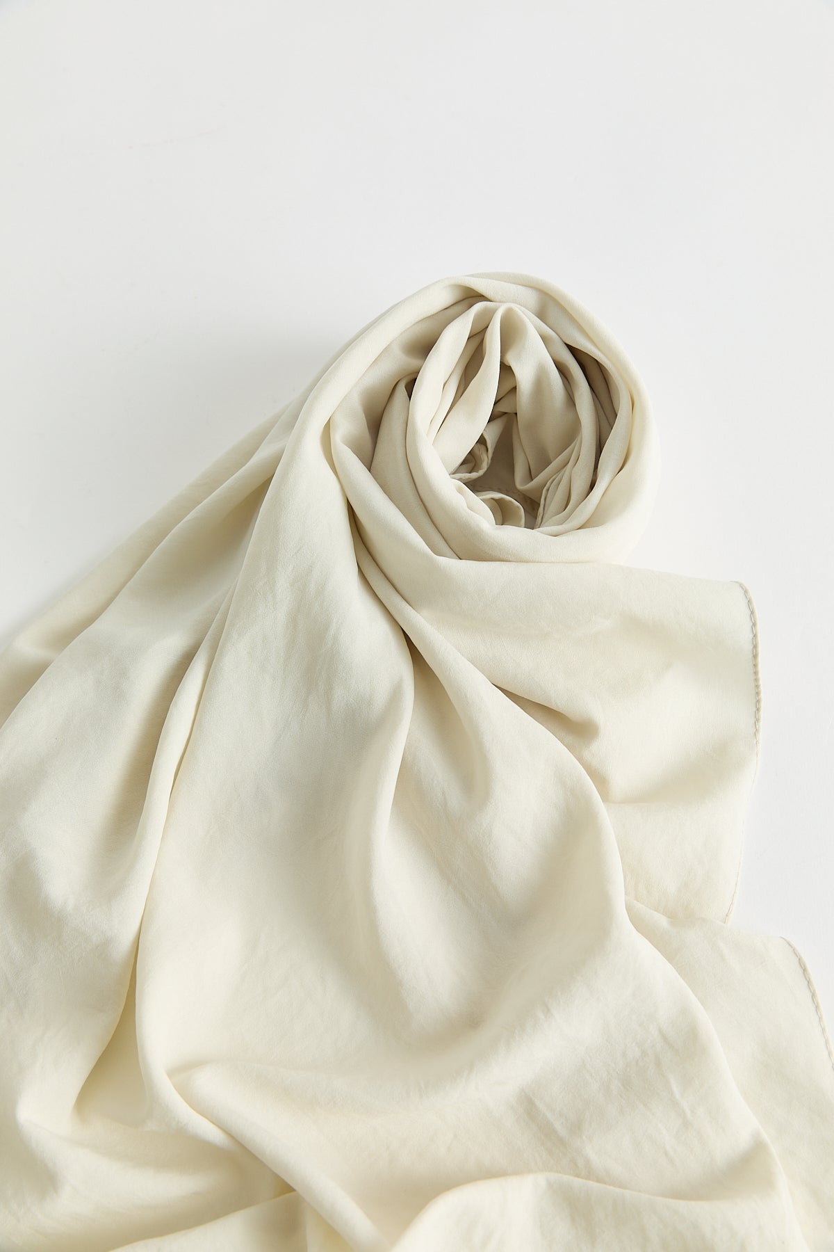 100% Cotton Fresh Scarf - Ecru