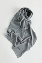 100% Cotton Fresh Scarf - Grey