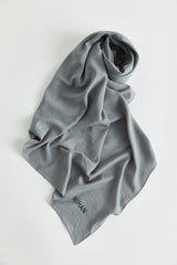 100% Cotton Fresh Scarf - Grey