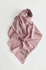 100% Cotton Fresh Scarf - Rose Pink