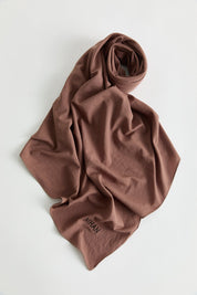 100% Cotton Fresh Scarf - Coffee