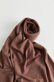 100% Cotton Fresh Scarf - Coffee
