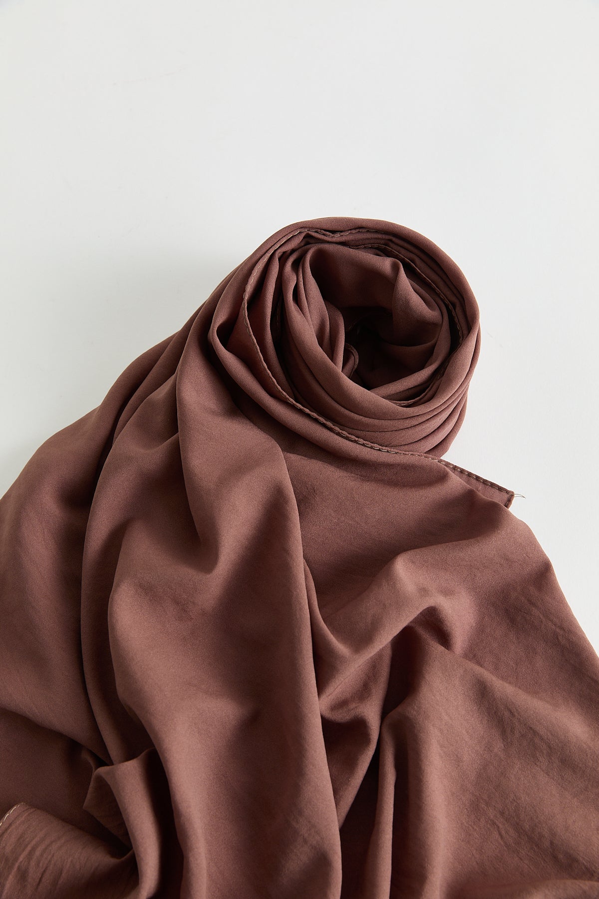 100% Cotton Fresh Scarf - Dark Brown