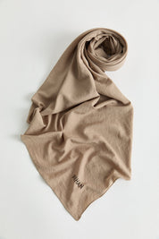 100% Cotton Fresh Scarf - Dark Mink