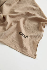 100% Cotton Fresh Scarf - Dark Mink