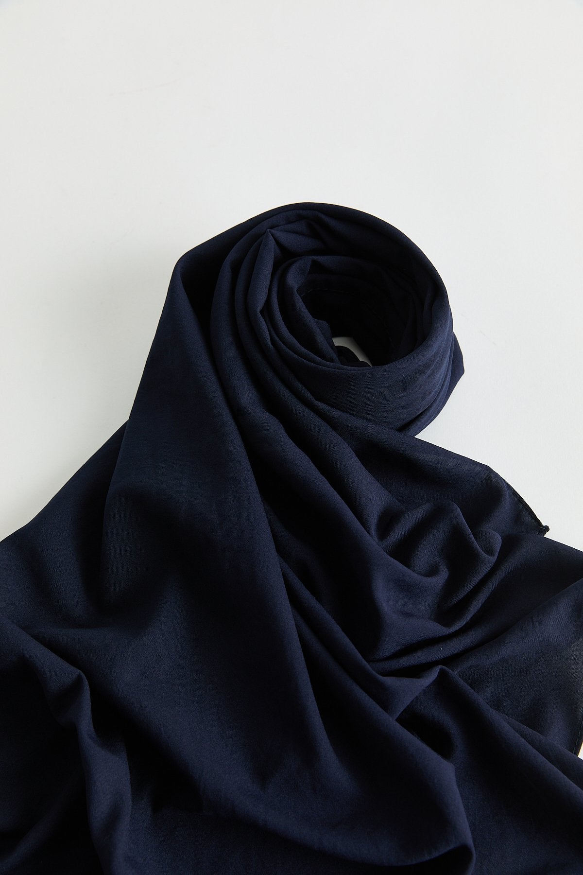 100% Cotton Fresh Scarf - Navy Blue