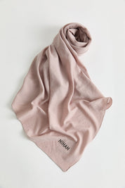 100% Cotton Fresh Scarf - Powder Pink