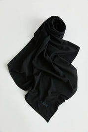 100% Cotton Fresh Scarf - Black
