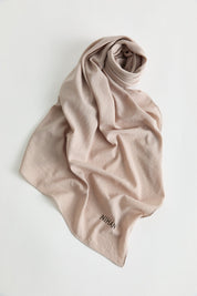 100% Cotton Fresh Scarf - Stone