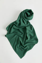 100% Cotton Fresh Scarf - Emerald