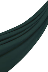 100% Cotton Lycra Fresh Scarf - Lake Green