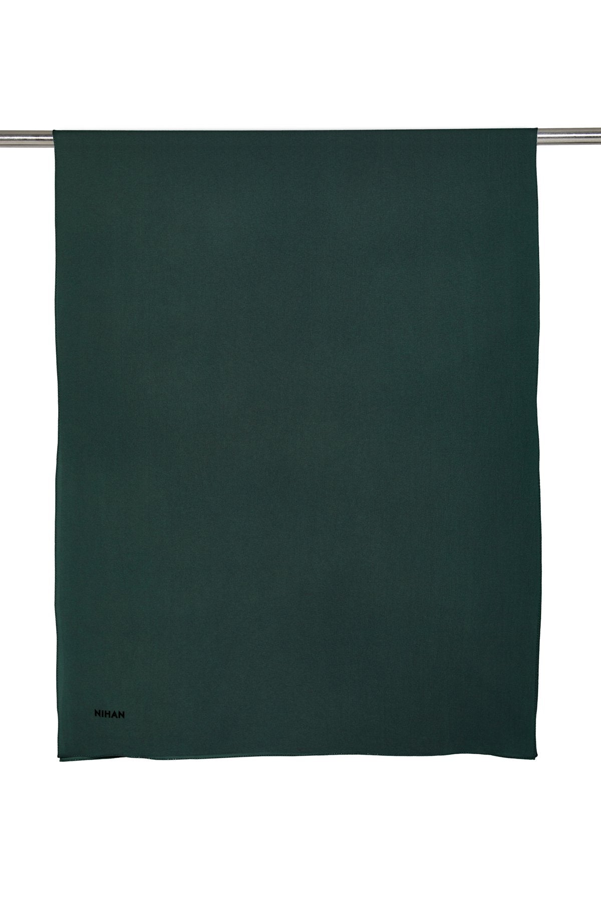 100% Cotton Lycra Fresh Scarf - Lake Green