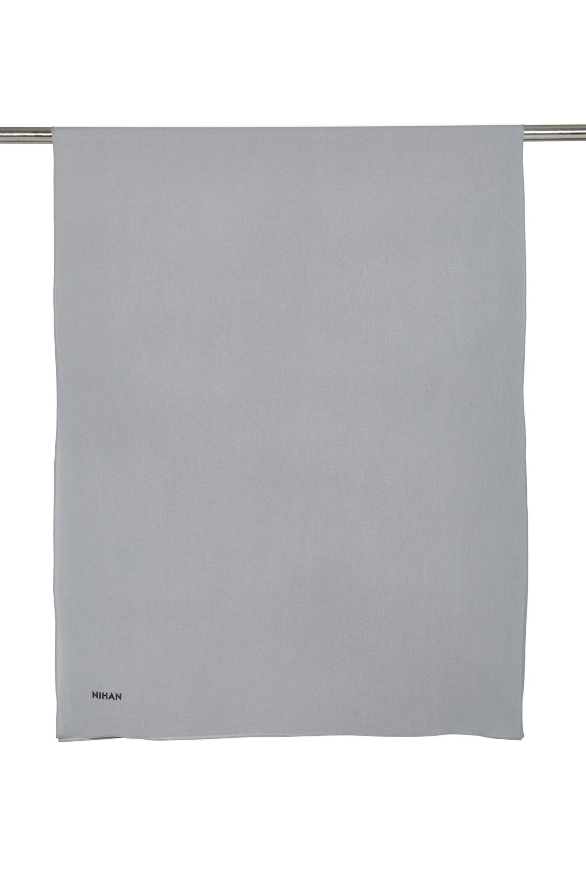 100% Cotton Lycra Fresh Scarf - Grey