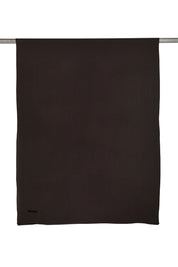 100% Cotton Lycra Fresh Scarf - Dark Brown
