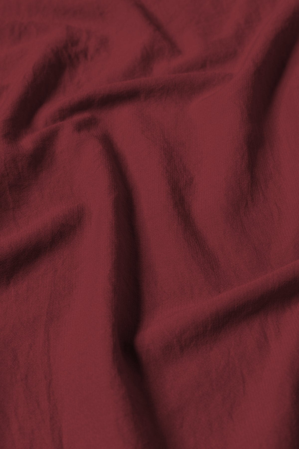 100% Cotton Scarf - Burgundy