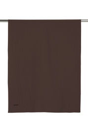 100% Cotton Shawl - Dark Brown