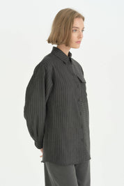 Oversize Kumaş Rahat Oversize Spor - Siyah