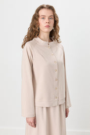 2-Thread Skirt, Jacket, and Tracksuit Set - 2-Thread Suit - Stone