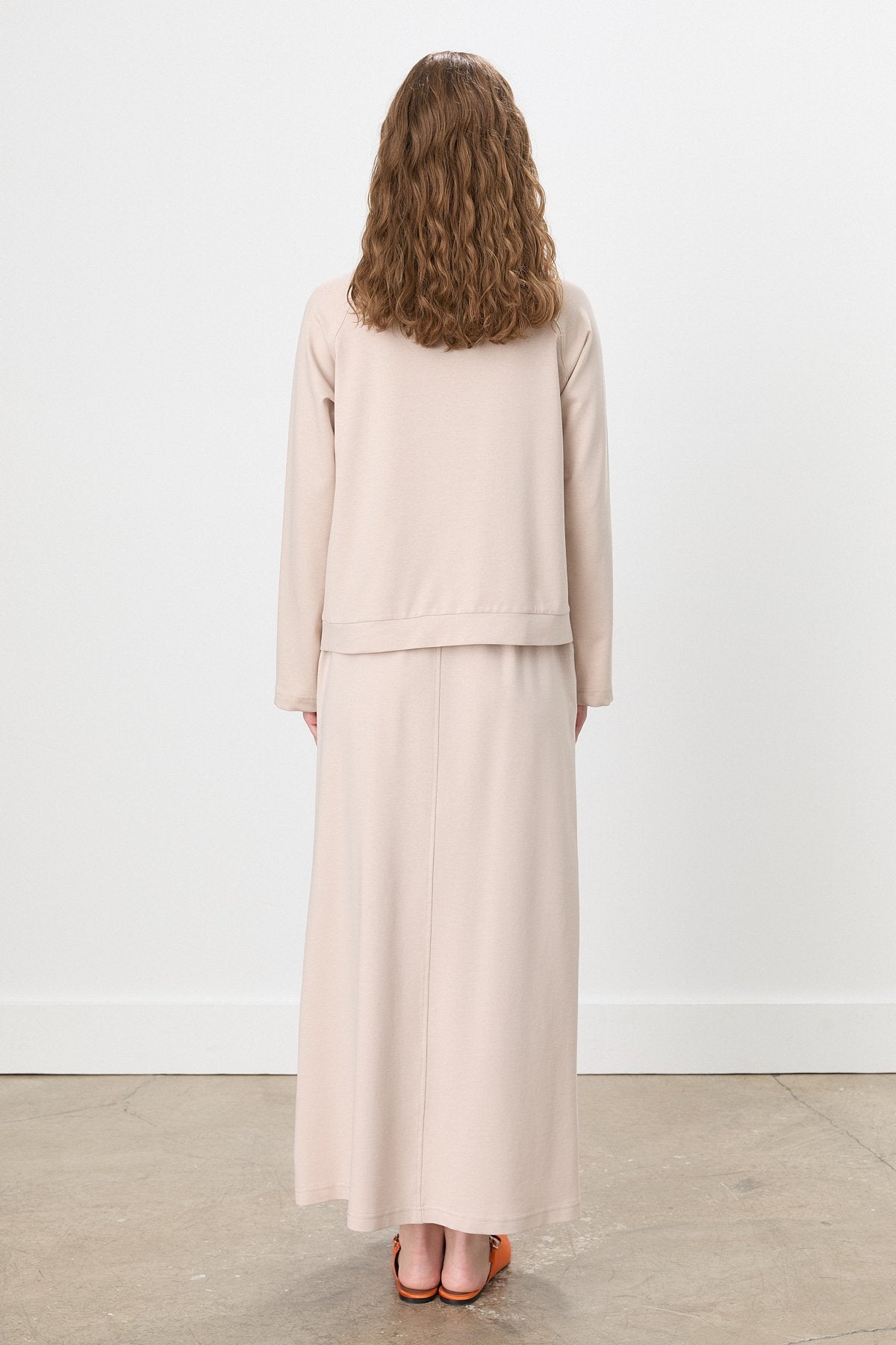 2-Thread Skirt, Jacket, and Tracksuit Set - 2-Thread Suit - Stone