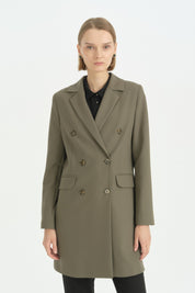 Blazer Ceket - Haki