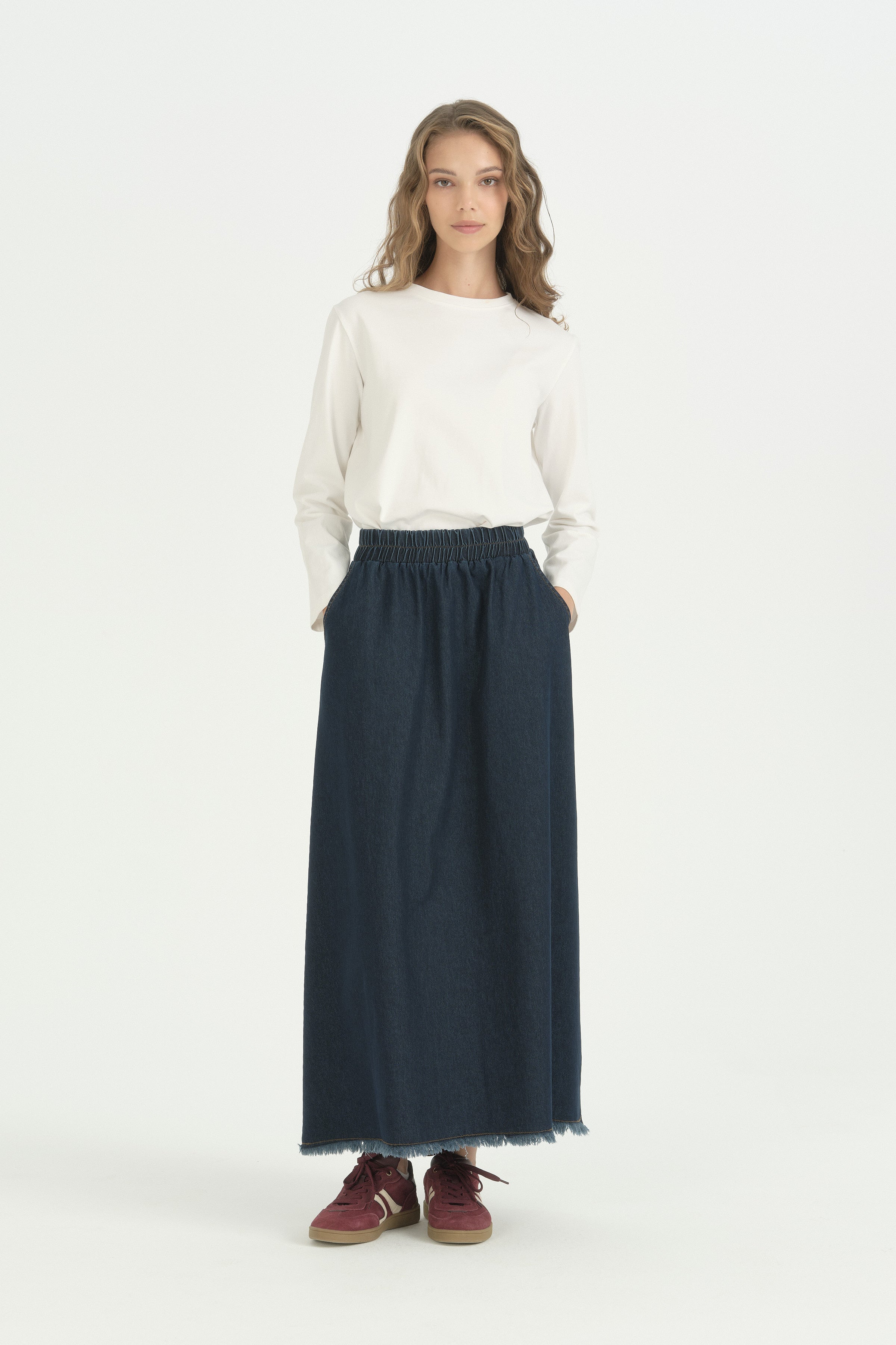 A-Line Denim Etek - İndigo