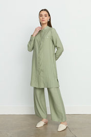 Aller Detaylı Tencel Tunik - Ada Çayı