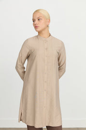 Aller Detaylı Tencel Tunik - Kumsal