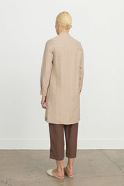 Aller Detailed Tencel Tunic - Beach