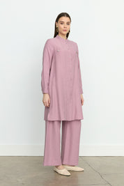Aller Detaylı Tencel Tunik - Lavanta