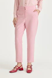 Pink Carrot Basic Viscose Pants with Elasticated Waist