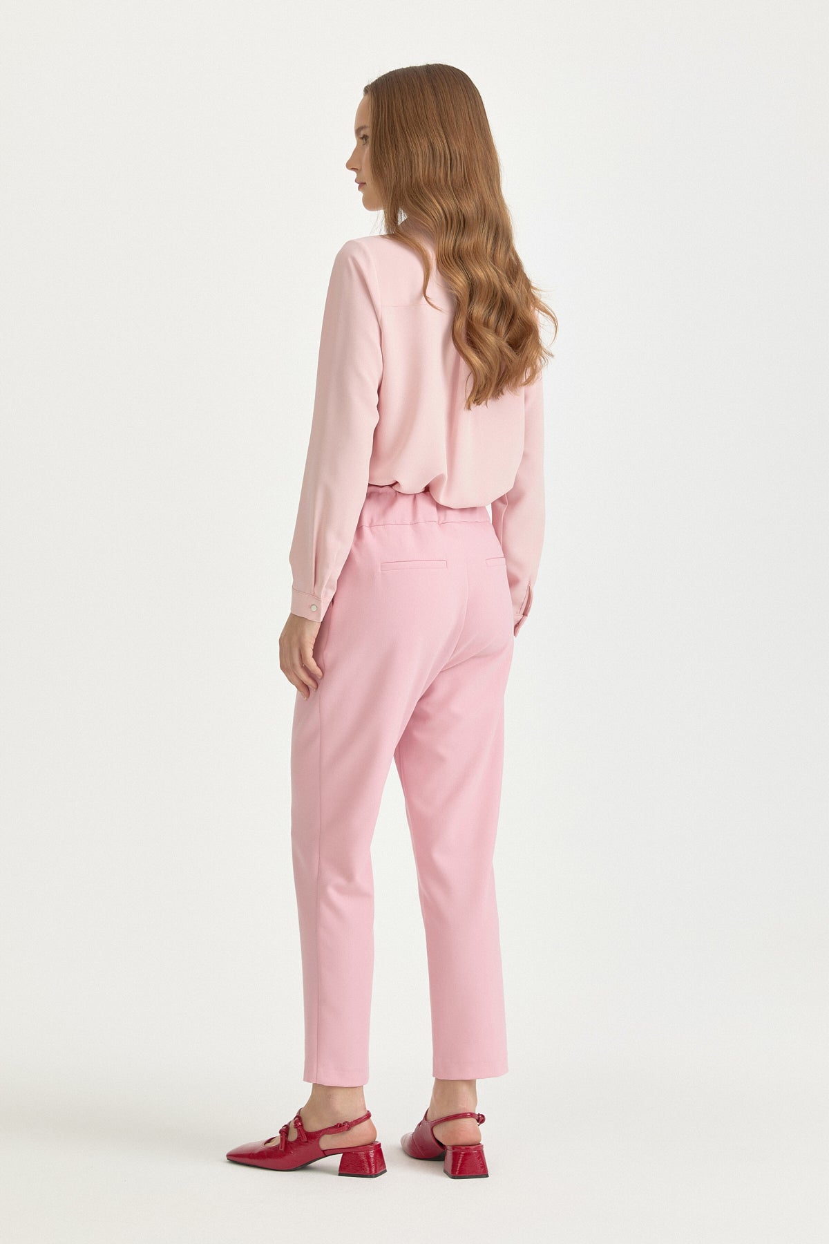 Pink Carrot Basic Viscose Pants with Elasticated Waist