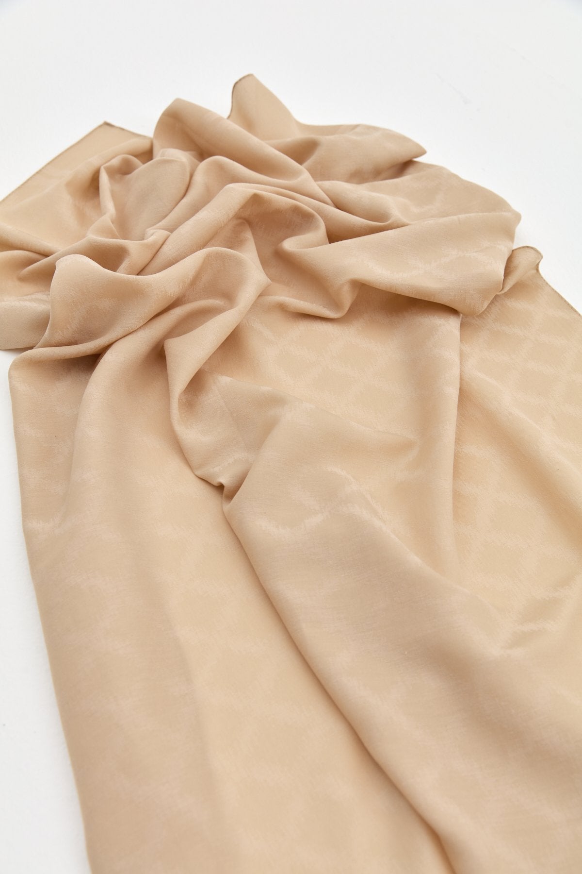 Baklava Pattern Shawl - Beige