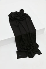 Baklava Pattern Scarf - Black