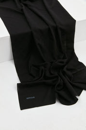Baklava Pattern Scarf - Black