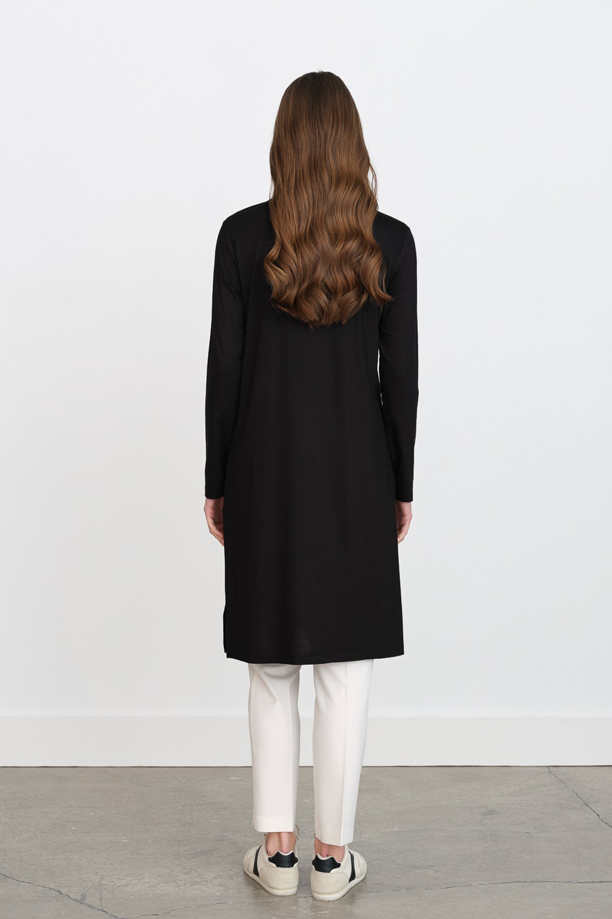 Basic Penye Tunik - Siyah