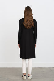 Basic Penye Tunik - Siyah