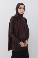 Basic Triko Tunik - Kahve