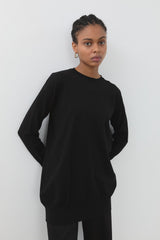 Basic Triko Tunik - Siyah