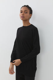 Basic Triko Tunik - Siyah