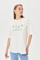 Printed T-Shirt - Off-White