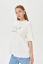 Printed T-Shirt - Off-White