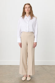 Beli Lastikli Culotte Pantolon - Bej