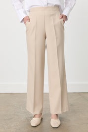 Beli Lastikli Culotte Pantolon - Bej