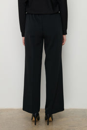 Beli Lastikli Culotte Pantolon - Siyah